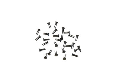 27-0597 - Footboard Black Rivets by V-Twin