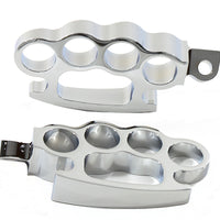 27-0621 - Chrome Knuckle Footpeg Set by Wyatt Gatling