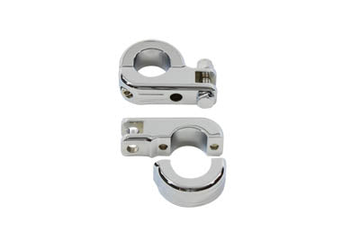 27-0654 - Chrome Engine Bar Footpeg Mount by V-Twin