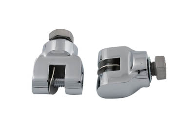 27-0671 - Mini Footpeg Clevis Set Chrome by V-Twin
