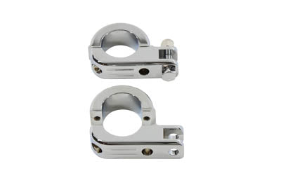 27-0702 - Chrome Billet Footpeg Mount by V-Twin