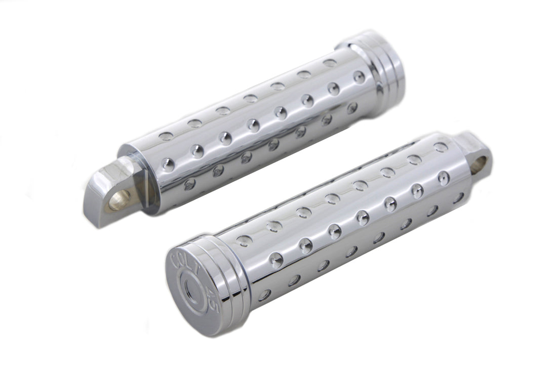 27-0716 - Chrome Colt 45 Footpeg Set by Wyatt Gatling