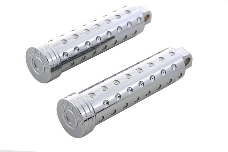 27-0716 - Chrome Colt 45 Footpeg Set by Wyatt Gatling