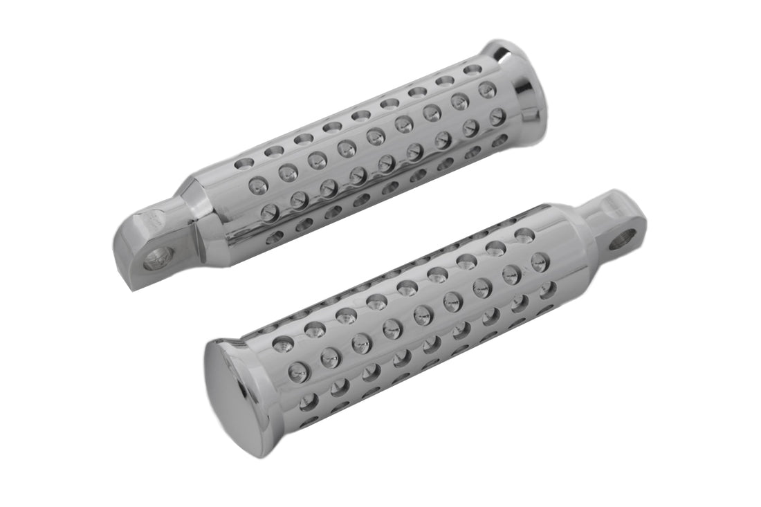 27-0721 - Chrome Micro Holes Footpeg Set by Wyatt Gatling