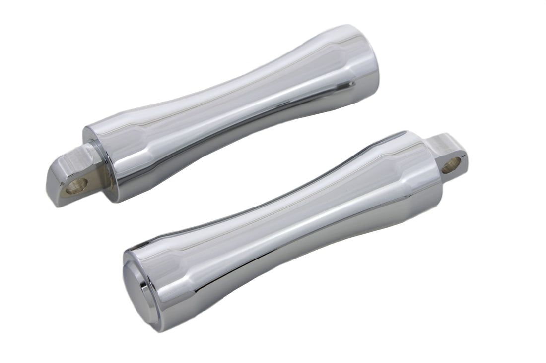 27-0725 - Chrome Contour End Footpeg Set by Wyatt Gatling
