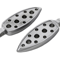 27-0730 - Chrome Tear Drop Footpeg Set by Wyatt Gatling