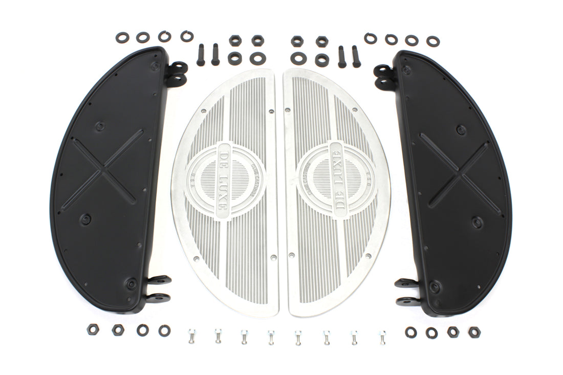 27-0751 - Deluxe Half Moon Footboard Kit by V-Twin