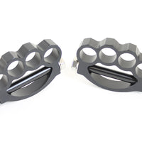 27-0770 - Knuckle Footpeg Set Black by Wyatt Gatling