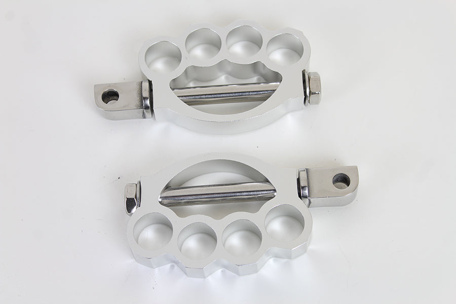 27-0771 - Knuckle Footpeg Set Chrome by Wyatt Gatling