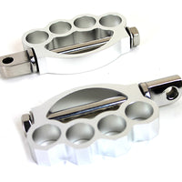 27-0771 - Knuckle Footpeg Set Chrome by Wyatt Gatling