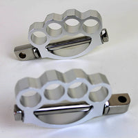 27-0771 - Knuckle Footpeg Set Chrome by Wyatt Gatling