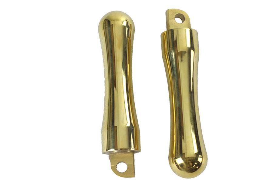 27-0777 - Brass Contour Footpeg Set by Wyatt Gatling