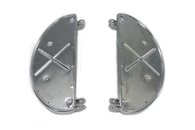 27-0781 - Replica Driver Half Moon Shape Footboard Set by V-Twin