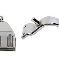 27-0804 - Chrome Driver Footpeg Mount Set by V-Twin