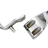 27-0804 - Chrome Driver Footpeg Mount Set by V-Twin