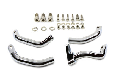 27-0811 - Footboard Extension Kit Chrome by V-Twin