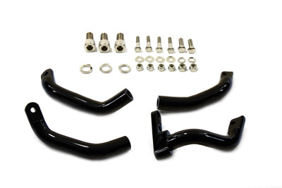 27-0812 - Footboard Extension Kit Black by V-Twin