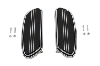27-0855 - Driver Chrome Footboard Set by V-Twin