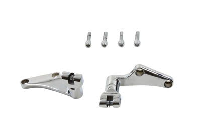 27-0860 - Rear Footpeg Mount Set Chrome by V-Twin