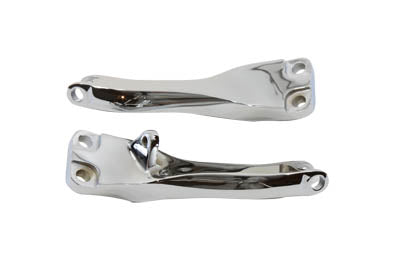 27-0861 - Chrome Passenger Footpeg Mount Set by V-Twin
