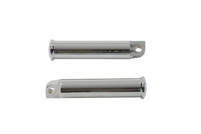 27-0874 - Chrome Smooth Style Billet Footpeg Set by Wyatt Gatling