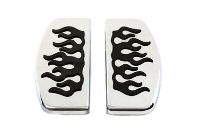 27-0898 - Driver Footboard Set with Flame Design by Wyatt Gatling