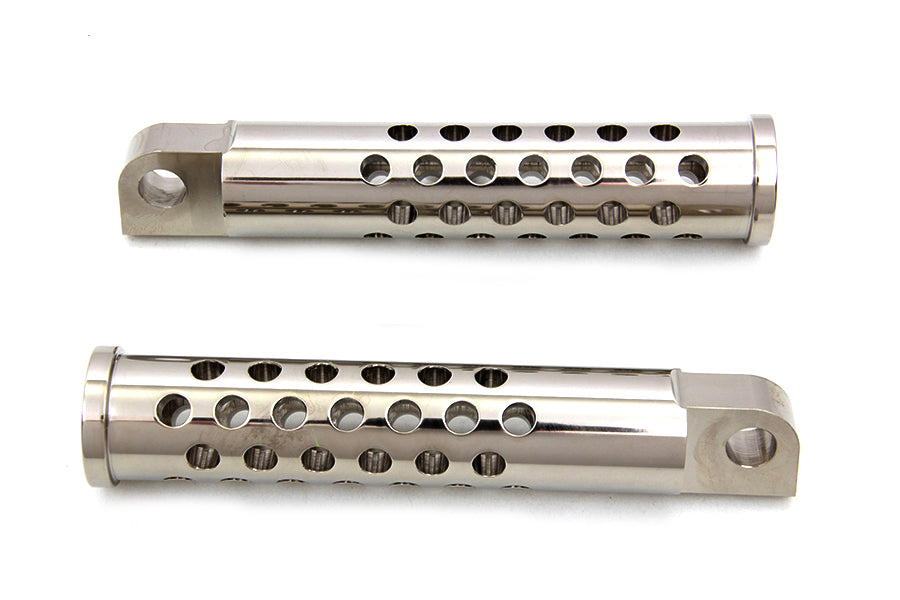 27-0899 - Billet Shooter Style Footpeg Set Nickel Plated by Wyatt Gatling