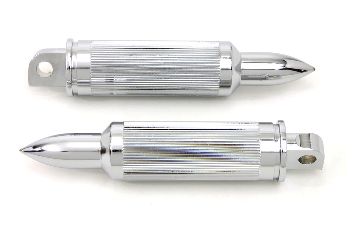 27-0973 - Chrome Bullet Style AK-47 Footpeg Set by Wyatt Gatling