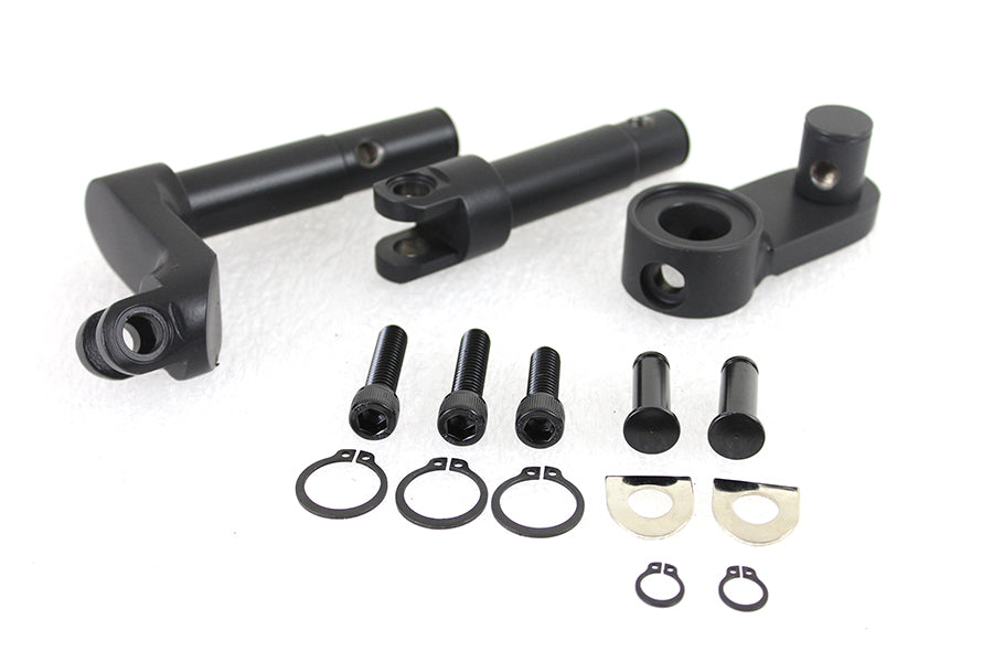 27-0975 - Black Extended Forward Control Conversion Kit by Wyatt Gatling