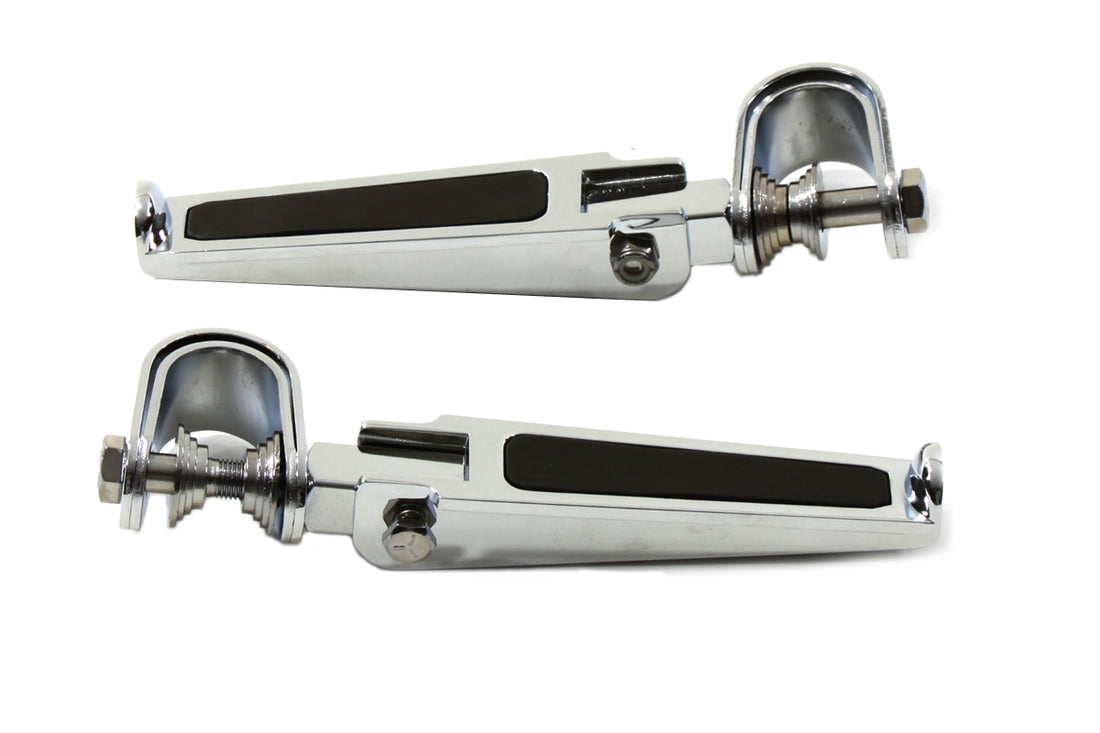 27-0979 - Chrome Chopper Style Footpeg Set by Wyatt Gatling