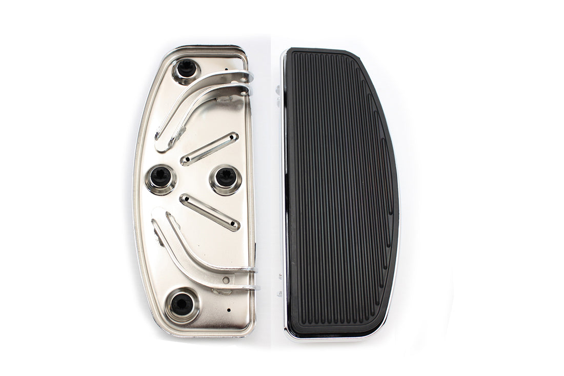 27-0992 - Driver Footboard Set Chrome 'D' Shape by Wyatt Gatling