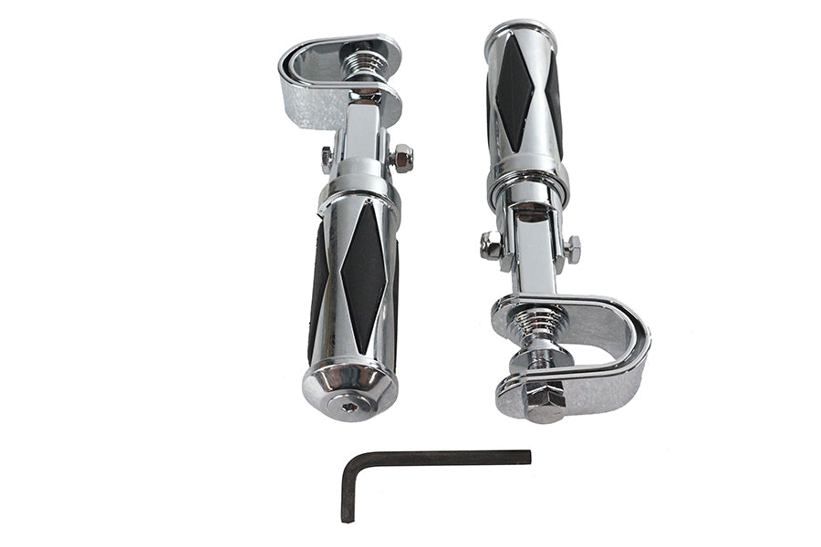 27-1018 - Diamond Style Footpeg Set by V-Twin