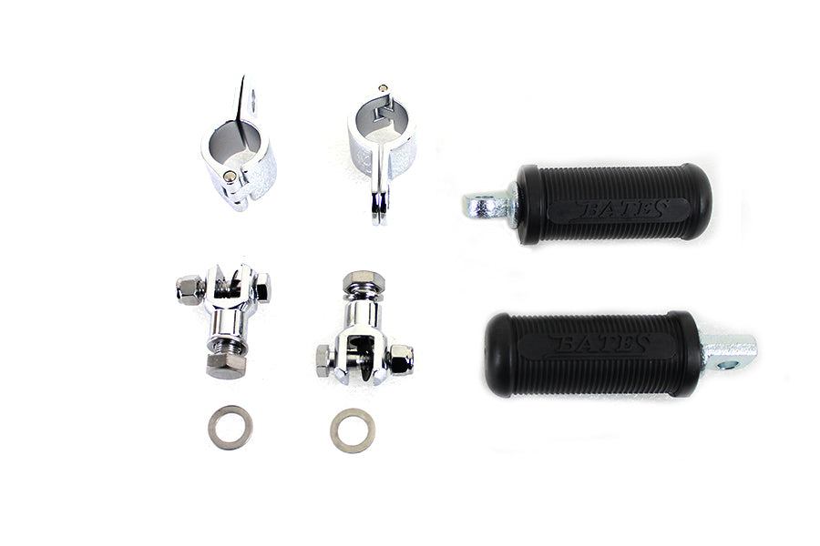 27-1044 - Bates Clamp on Footpeg Set by V-Twin