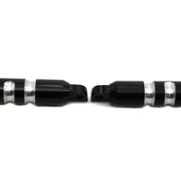 27-1056 - Black Contour Grooved Footpeg Set by Wyatt Gatling