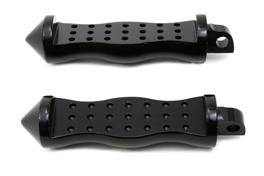 27-1062 - Black Form Factor Footpeg Set Druid Style by Wyatt Gatling