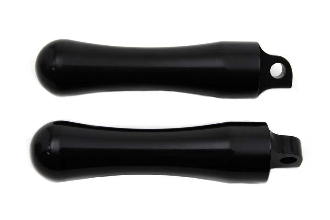 27-1071 - Black Contour End Footpeg Set by Wyatt Gatling
