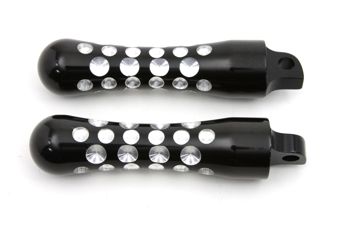 27-1072 - Black Contour Agostinni Footpeg Set by Wyatt Gatling