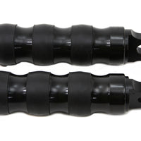 27-1074 - Black Three Band Style Footpeg Set by Wyatt Gatling