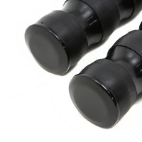 27-1074 - Black Three Band Style Footpeg Set by Wyatt Gatling