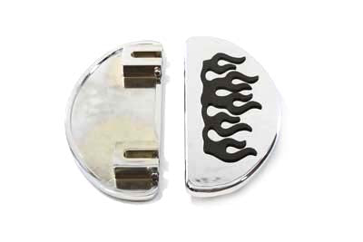 27-1202 - Driver Footboard Set with Flame Design by Wyatt Gatling