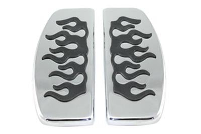 27-1205 - Driver Footboard Set with Flame Design by Wyatt Gatling