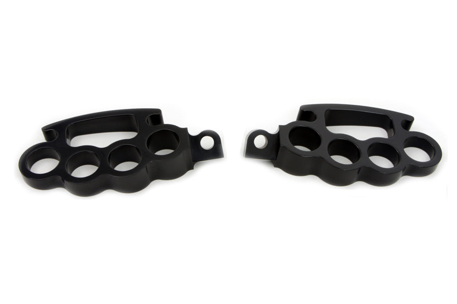 27-1208 - Black Knuckle Footpeg Set by Wyatt Gatling