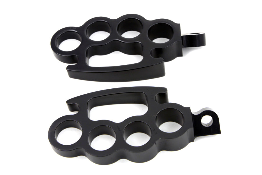 27-1208 - Black Knuckle Footpeg Set by Wyatt Gatling