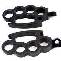 27-1208 - Black Knuckle Footpeg Set by Wyatt Gatling