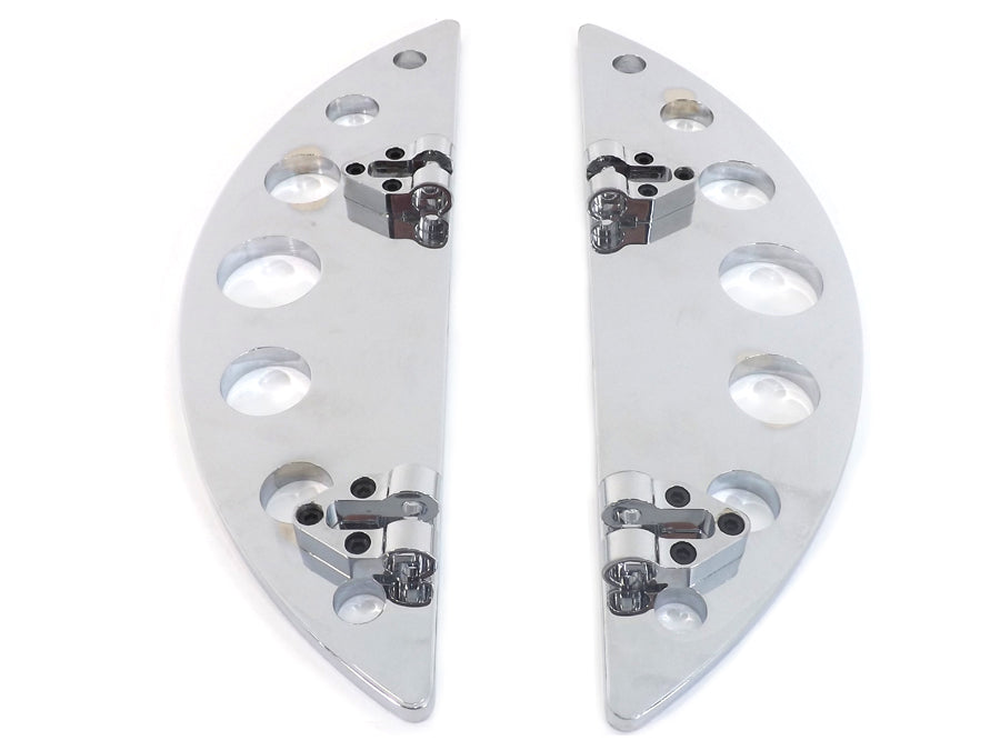 27-1209 - Driver Chrome Half Moon Footboard Set by Wyatt Gatling