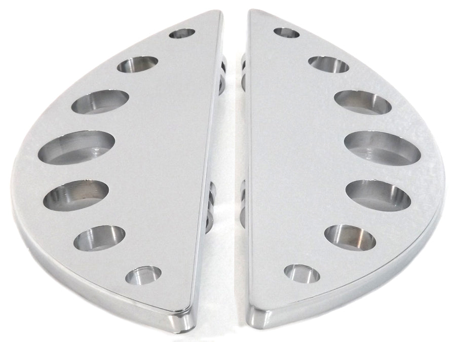 27-1209 - Driver Chrome Half Moon Footboard Set by Wyatt Gatling