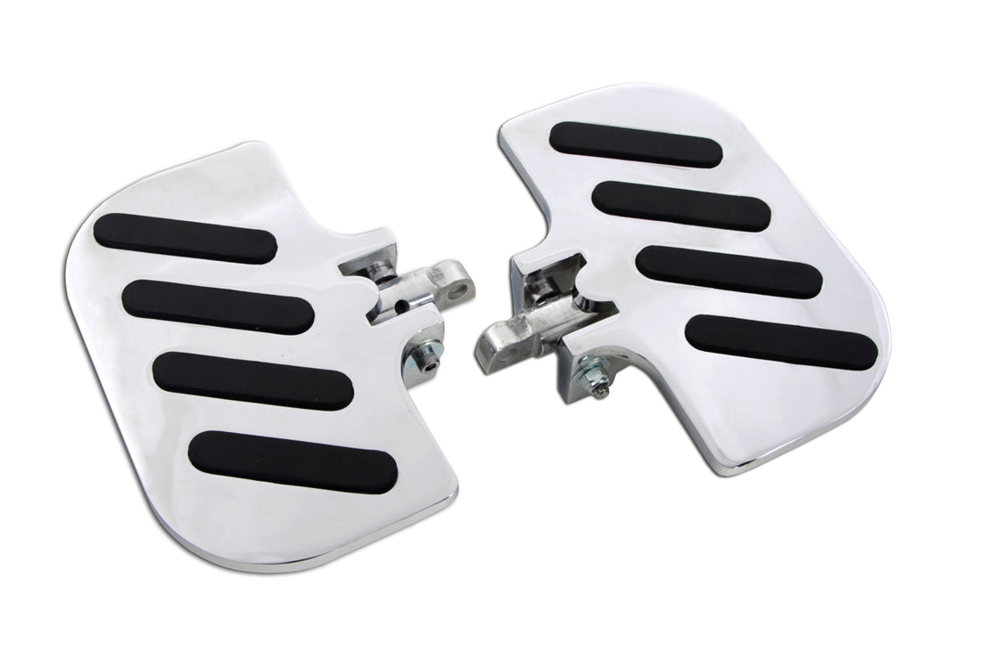 27-1239 - Chrome Slot Inverted Passenger Footboard Set by Wyatt Gatling