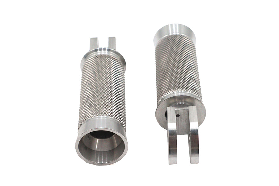 27-1255 - M8 Speedster Driver Footpeg Set Polished by V-Twin