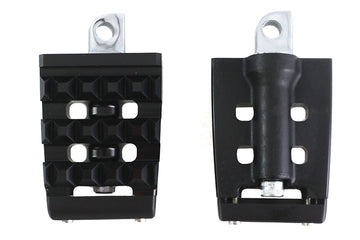 Grate Style Passenger Footpeg Set Black