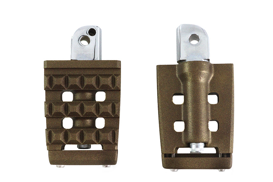 27-1288 - Bronx Passenger Footpeg Set Bronze by V-Twin